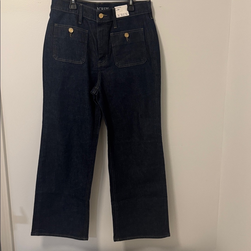 NWT J. Crew Slim-wide jean with sailor pockets 29 - Picture 4 of 9